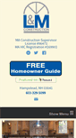 Mobile Screenshot of landmconstructioninc.com